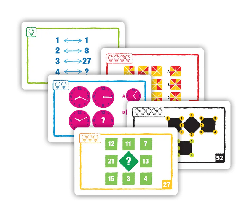Logic Cards Yellow-Stalo žaidimai-Brain Games LT