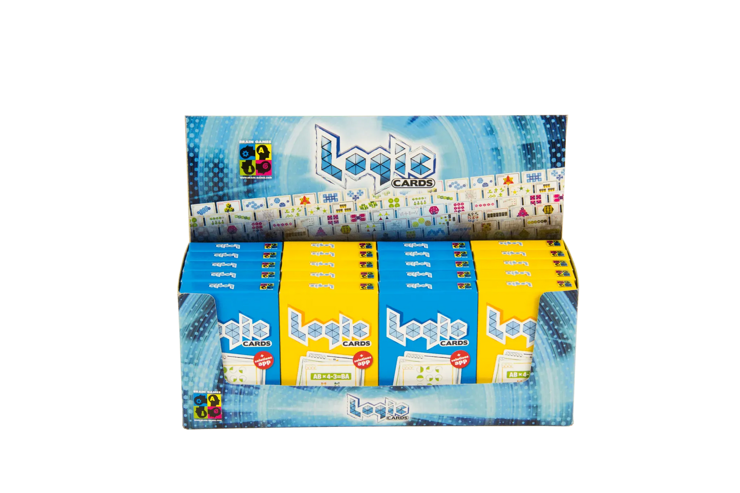 Logic Cards Yellow-Loginiai Žaidimai-Brain Games LT