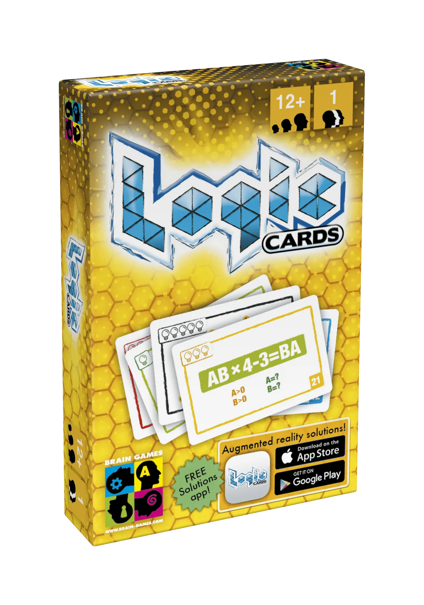 Logic Cards Yellow-Stalo žaidimai-Brain Games LT