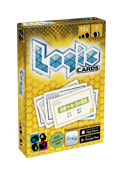 Logic Cards Yellow-Stalo žaidimai-Brain Games LT
