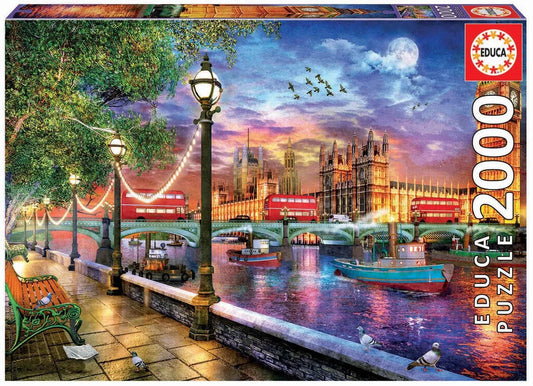 London at sunset, 2000-Universalios dėlionės-Brain Games LT