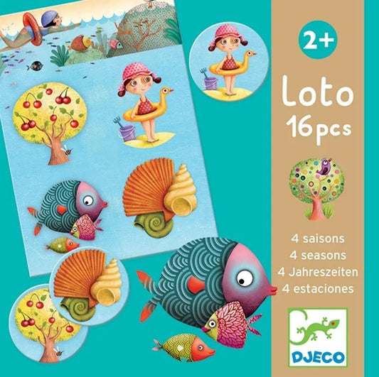 Lotto 4 Seasons-Vaikiškos dėlionės-Brain Games LT