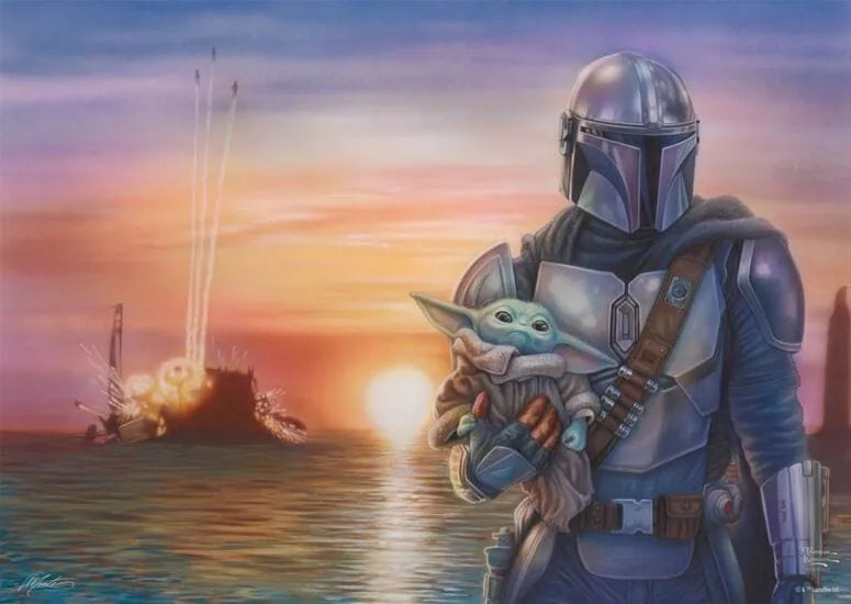 Lucas Film, The Mandalorian, A New Direction, 1000-Universalios dėlionės-Brain Games LT