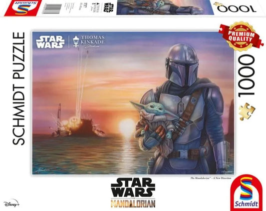 Lucas Film, The Mandalorian, A New Direction, 1000-Universalios dėlionės-Brain Games LT