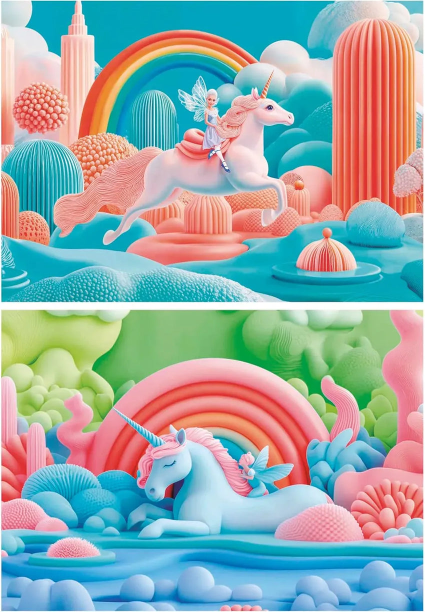 Magical Unicorns, 2x48-Vaikiškos dėlionės-Brain Games LT