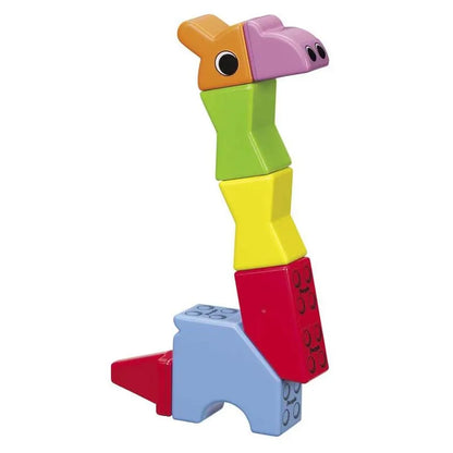 Magnetinių kaladėlių rinkinys „ZOO GYVŪNAI“-Konstruktoriai-Brain Games LT