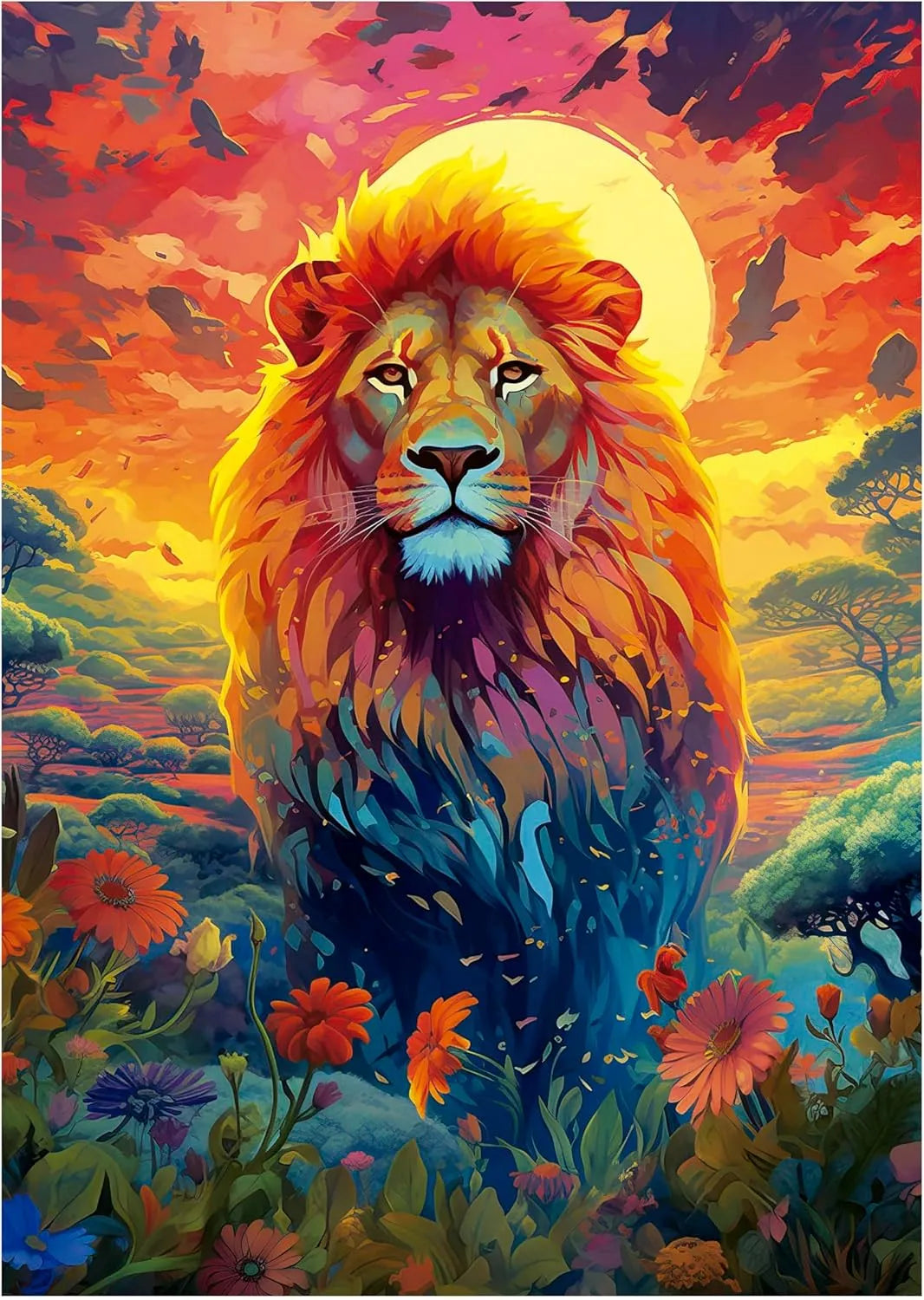 Majestic Look of The Lion, 500-Universalios dėlionės-Brain Games LT