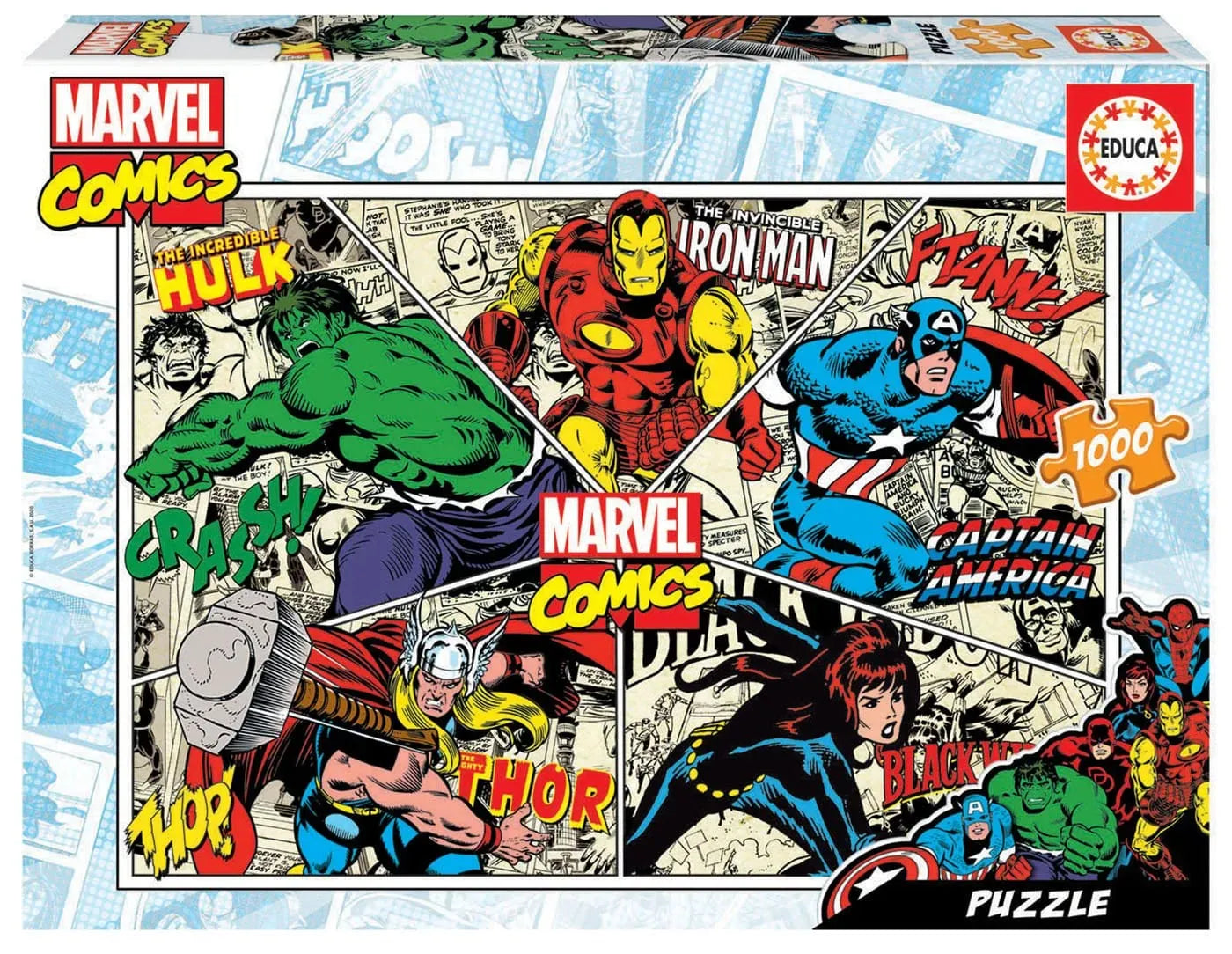 Marvel Comics, 1000-Universalios dėlionės-Brain Games LT