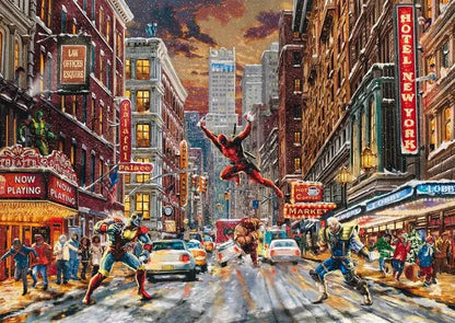 MARVEL Deadpool – Snow Day, 1000-Universalios dėlionės-Brain Games LT