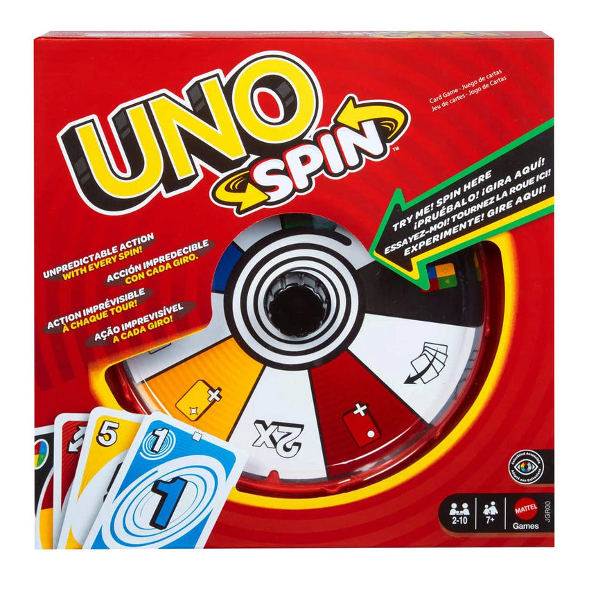 Mattel Stalo žaidimai UNO kortos SPIN