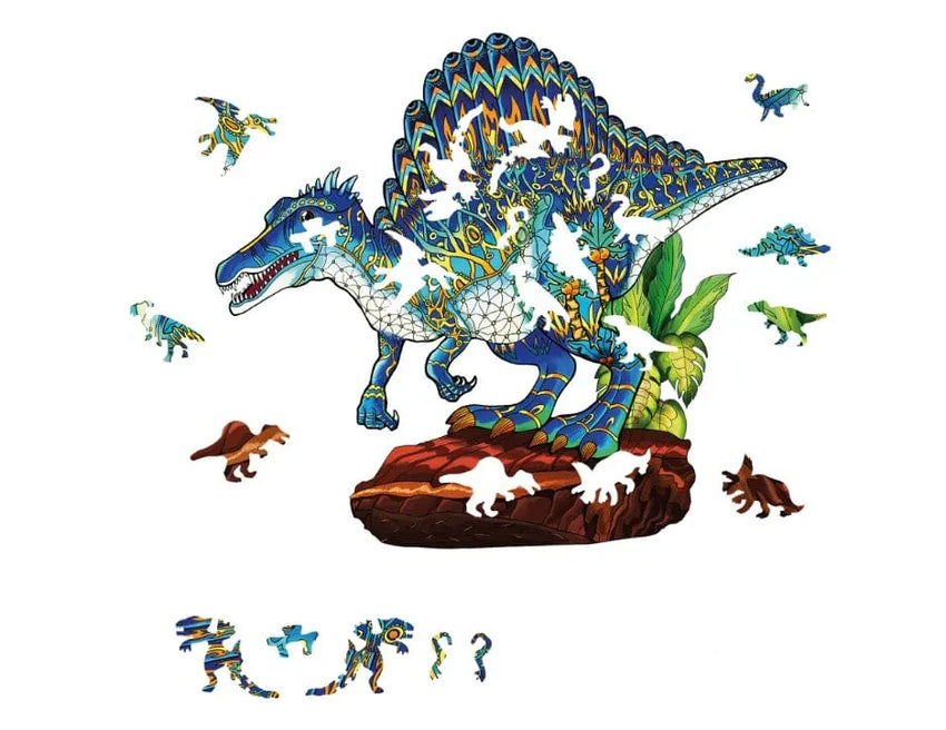 Medinė dėlionė Dinozauras, 118-Universalios dėlionės-Brain Games LT