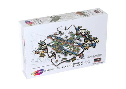 Medinė dėlionė Lėktuvas, 112-Universalios dėlionės-Brain Games LT