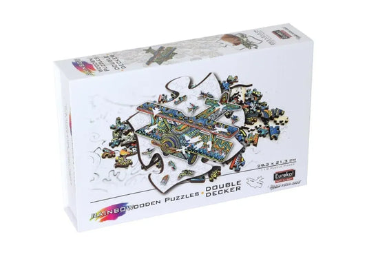 Medinė dėlionė Lėktuvas, 112-Universalios dėlionės-Brain Games LT
