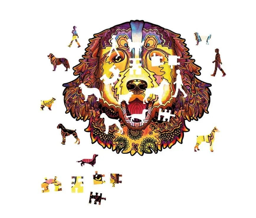 Medinė dėlionė Šuo, 118-Universalios dėlionės-Brain Games LT