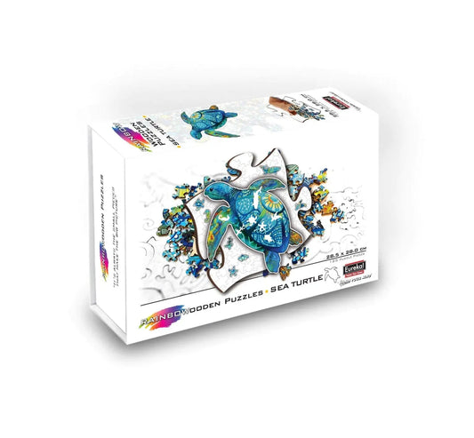 Medinė dėlionė Vėžlys, 125-Universalios dėlionės-Brain Games LT