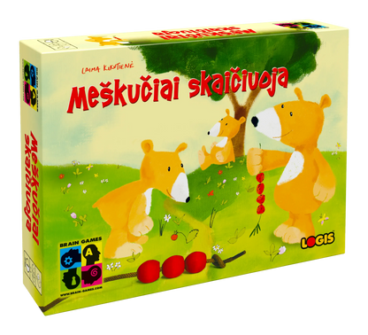 Meškučiai skaičiuoja-Stalo žaidimai-Brain Games LT