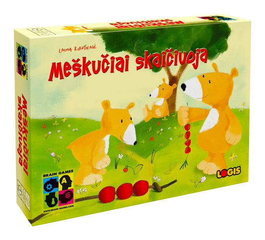 Brain Games LT Stalo žaidimai Meškučiai skaičiuoja