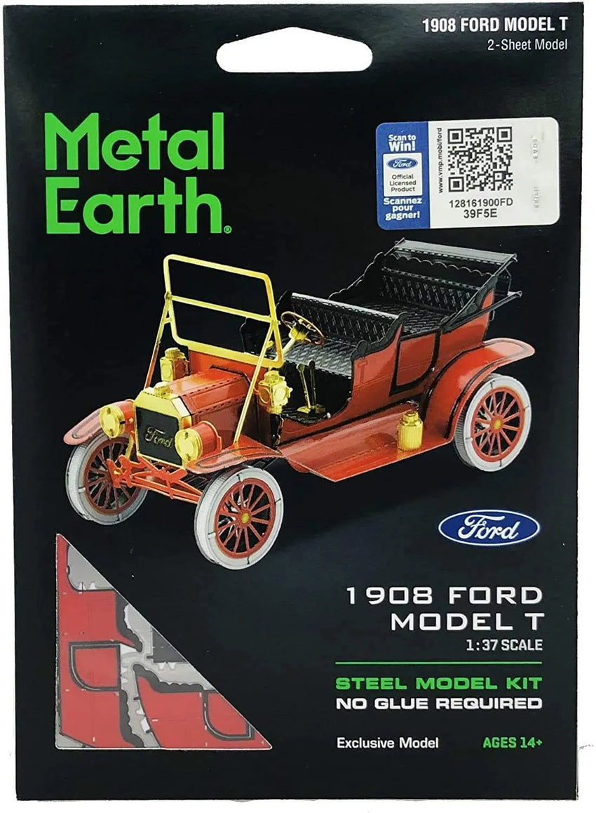 Metal Earth 1908 Ford Model T-3D Delionės-Brain Games LT