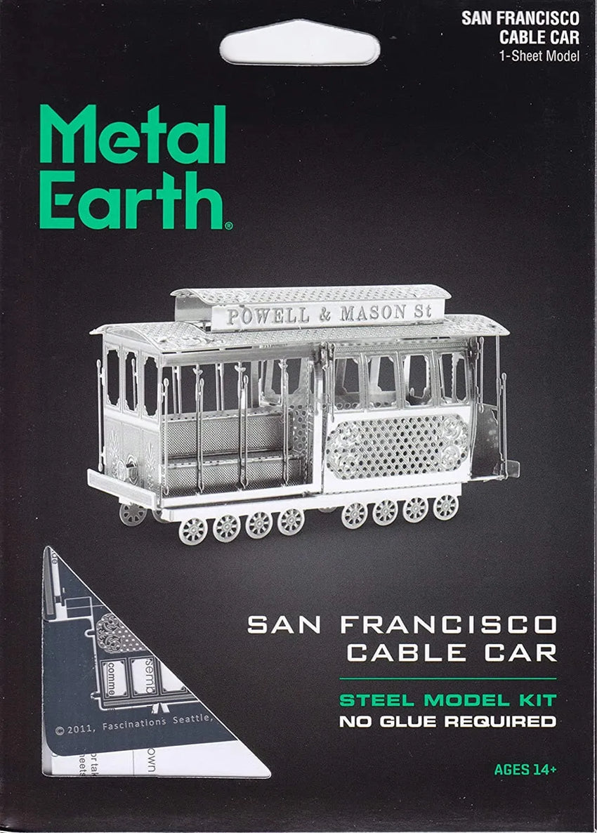 Metal Earth Cable Car-3D Delionės-Brain Games LT