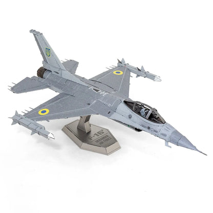Metal Earth - F-16 Fighting Falcon - Ukrainian Air Force-Konstruktoriai-Brain Games LT