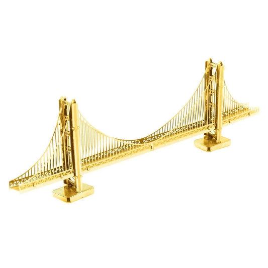 Metal Earth Golden Gate Bridge Gold-3D Delionės-Brain Games LT