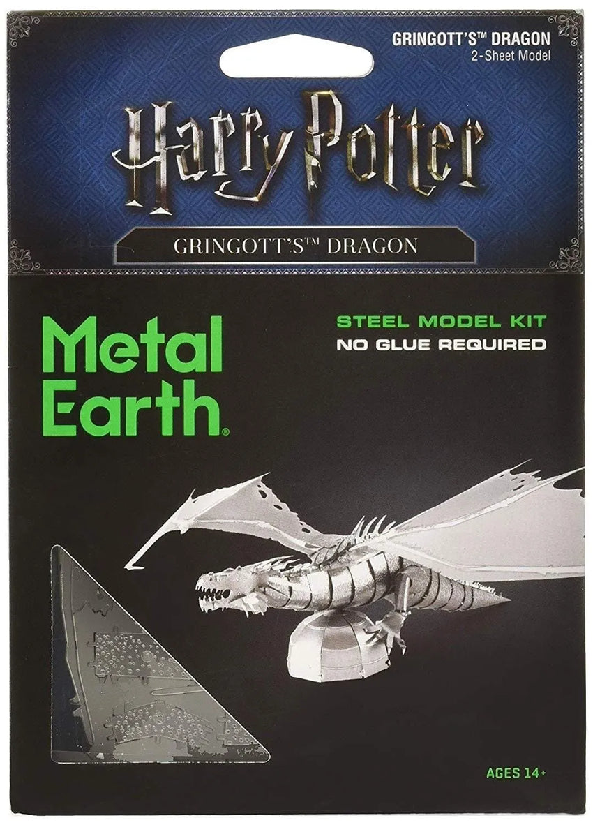 Metal Earth Harry Potter - Gringotts Dragon-3D Delionės-Brain Games LT
