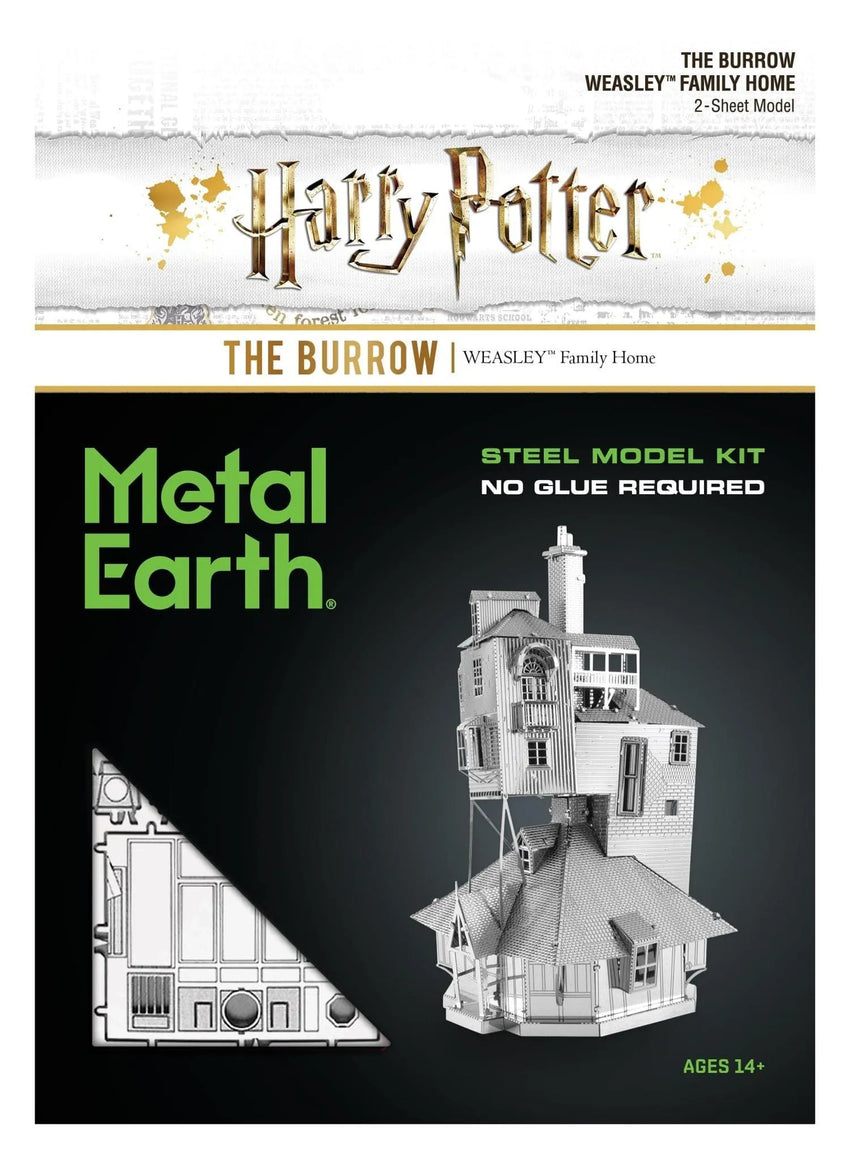 Metal Earth Harry Potter - The Burrow-3D Delionės-Brain Games LT