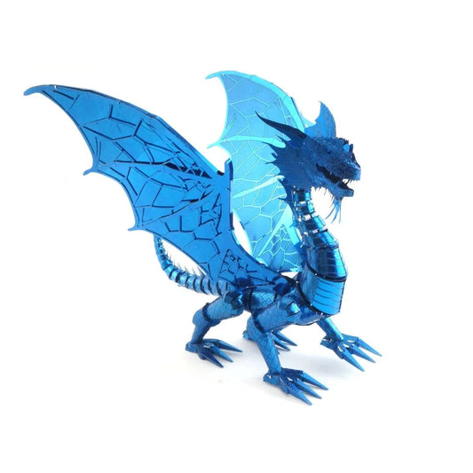 Metal Earth ICONX Blue Dragon-3D Delionės-Brain Games LT