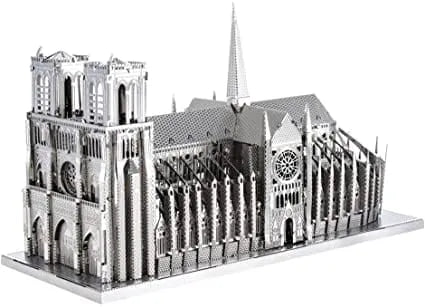 Metal Earth ICONX Notre Dame-3D Delionės-Brain Games LT