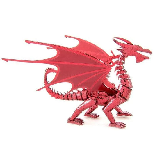 Metal Earth ICONX Red Dragon-3D Delionės-Brain Games LT