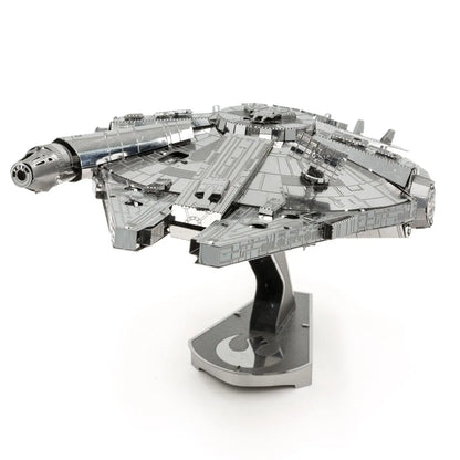 Metal Earth ICONX Star Wars Millennium Falcon-3D Delionės-Brain Games LT