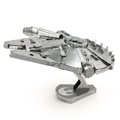 Metal Earth ICONX Star Wars Millennium Falcon-3D Delionės-Brain Games LT