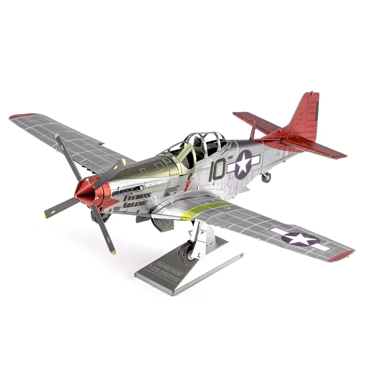 Metal Earth ICONX Tuskegee P-51D-3D Delionės-Brain Games LT
