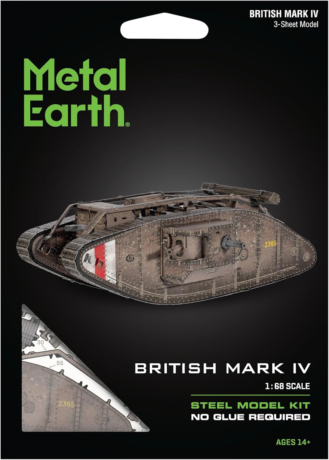 Metal Earth Konstruktoriai British Mark IV