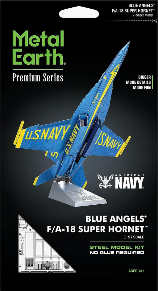 Metal Earth Konstruktoriai Premium Series - Blue Angels F/A-18 Super Hornet