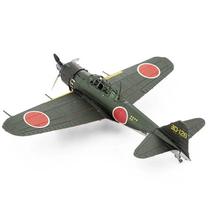 Metal Earth - Mitsubishi Zero-3D Delionės-Brain Games LT