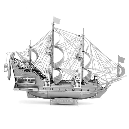 Metal Earth Queen Anne's Revenge-3D Delionės-Brain Games LT