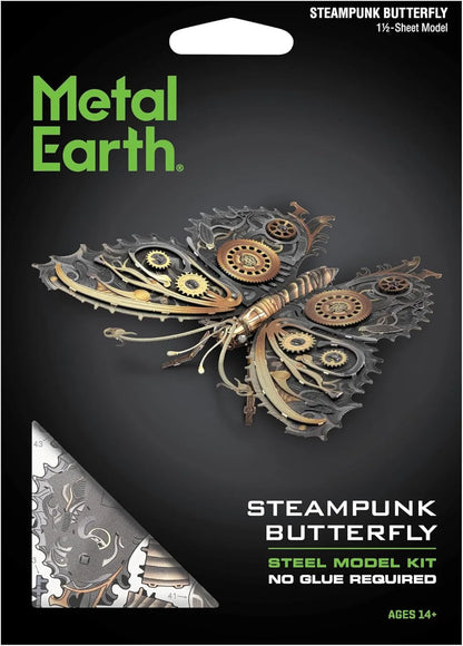 Metal Earth - Steampunk Butterfly-Konstruktoriai-Brain Games LT