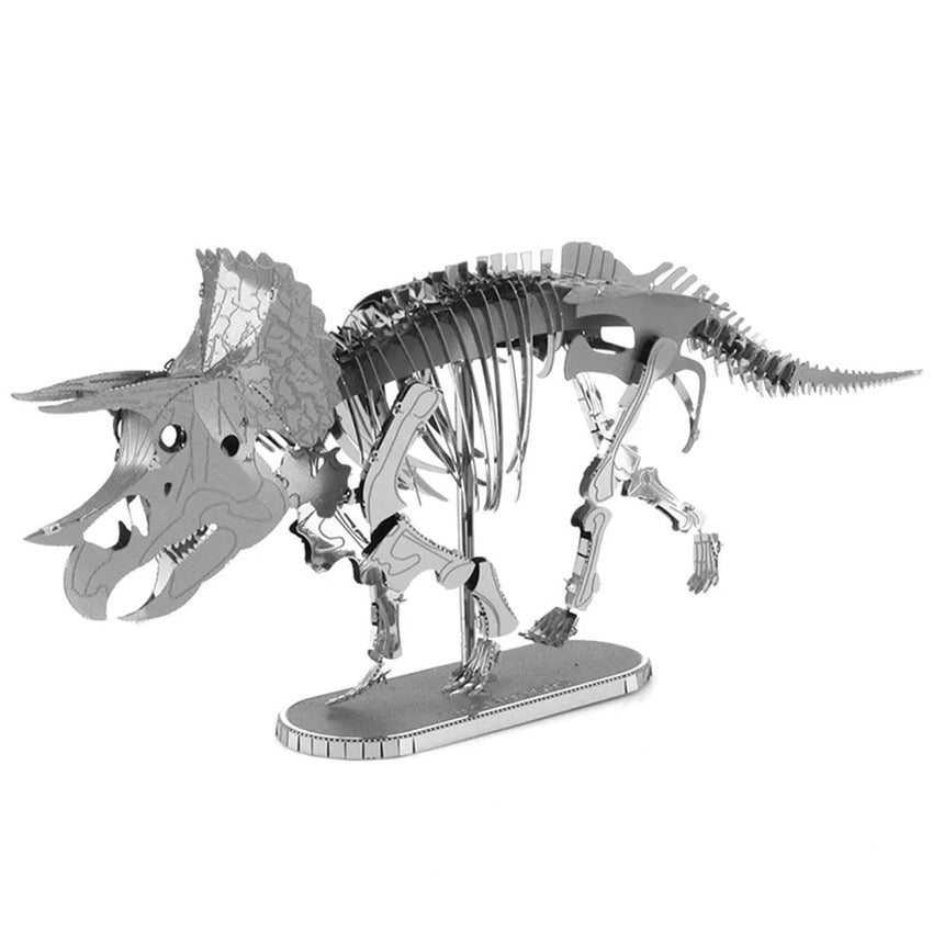 Metal Earth Triceratops Skeleton-3D Delionės-Brain Games LT
