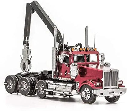 Metal Earth Wester Star 4900SF Log Truck-3D Delionės-Brain Games LT