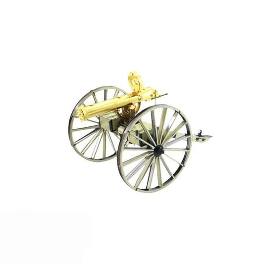 Metal Earth Wild West Gatling Gun-3D Delionės-Brain Games LT