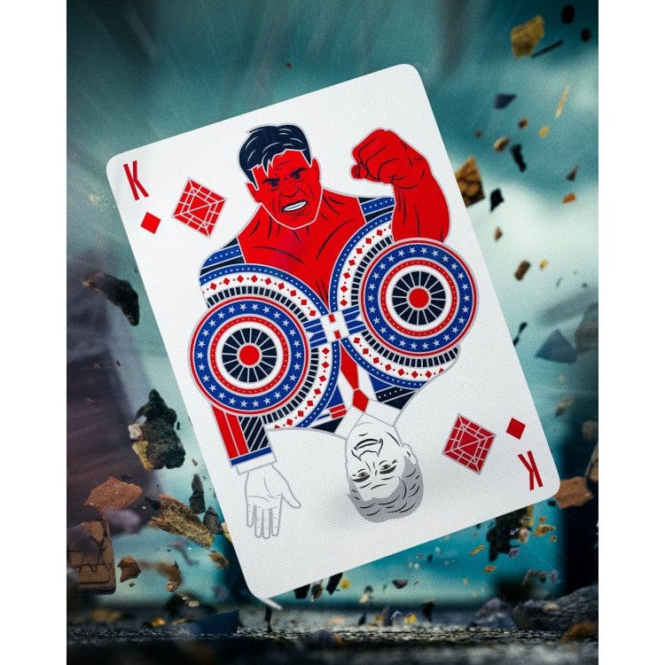 Metalo jungtys Kita Theory11 Captain America kortos