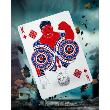 Metalo jungtys Kita Theory11 Captain America kortos