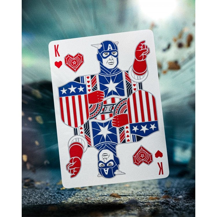 Metalo jungtys Kita Theory11 Captain America kortos