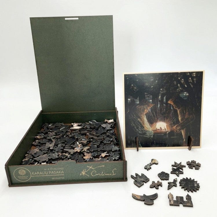 Metalo jungtys Universalios dėlionės Karalių pasaka Medinė Dėlionė, 150