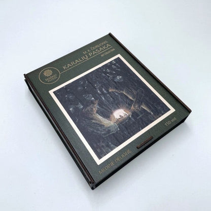 Metalo jungtys Universalios dėlionės Karalių pasaka Medinė Dėlionė, 150