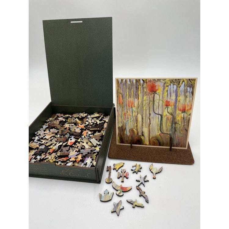 Metalo jungtys Universalios dėlionės M. K. Čiurlionis „Pasaulio sutvėrimas IX“ | Medinė dėlionė (150 detalių)