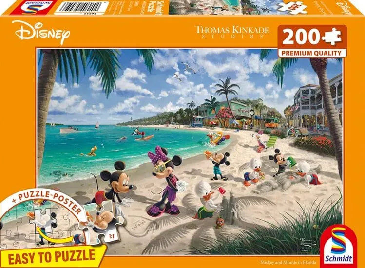 Mickey and Minnie in Florida, 200-Vaikiškos dėlionės-Brain Games LT
