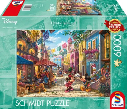 Mickey and Minnie in Mexico, 6000-Universalios dėlionės-Brain Games LT