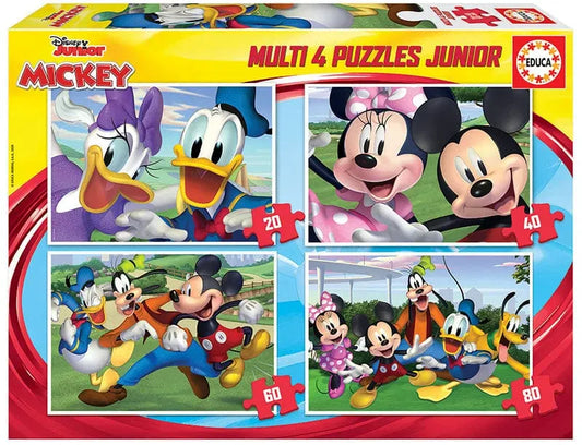 Mickey & Friends, 20, 40, 60, 80-Vaikiškos dėlionės-Brain Games LT